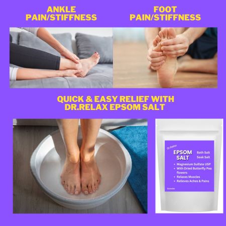 The Benefits of Epsom Salt for Foot Pain Relief