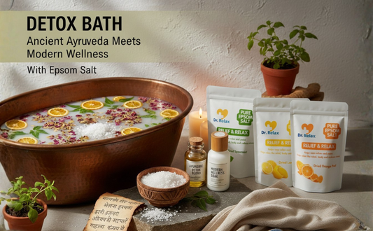 Detox Bath with Dr. Relax Epsom Salt Products