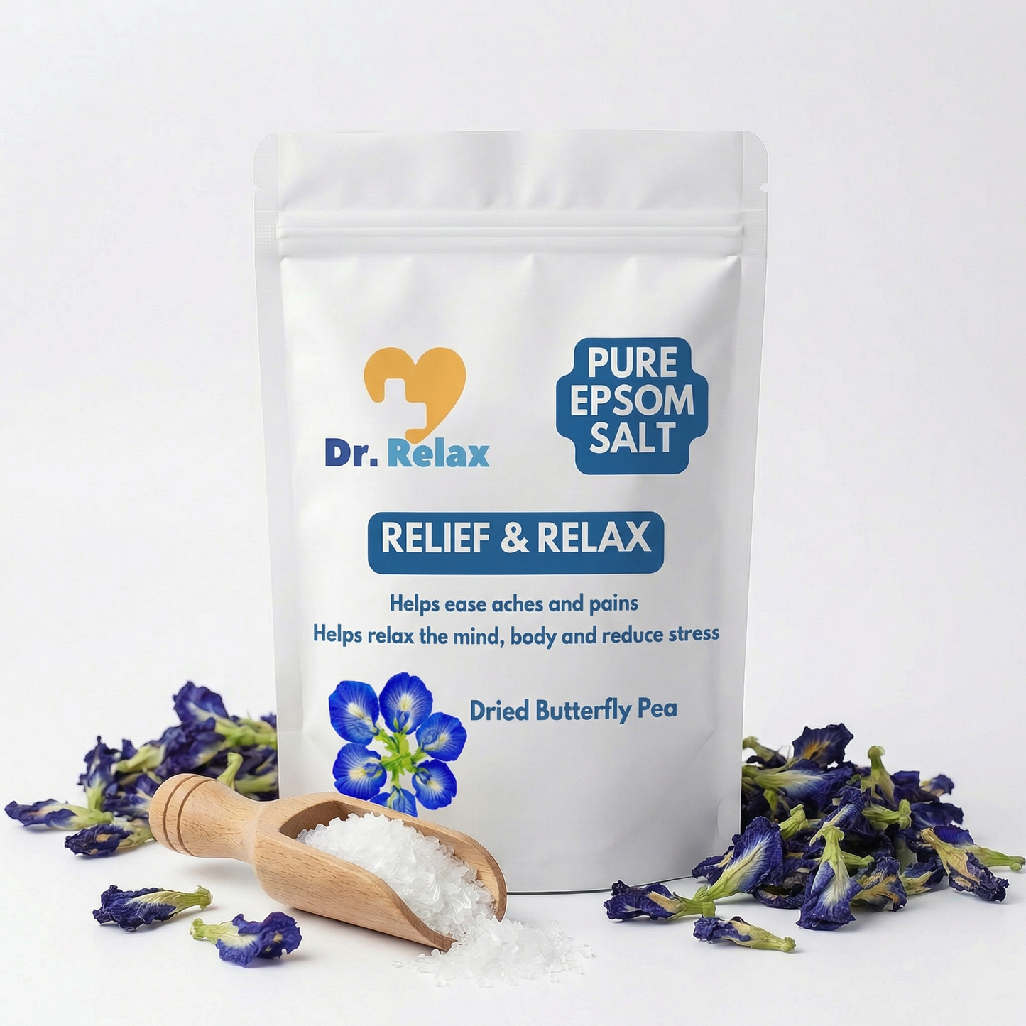 Dr.Relax™ Epsom Salt Foot Soak with Butterfly Pea