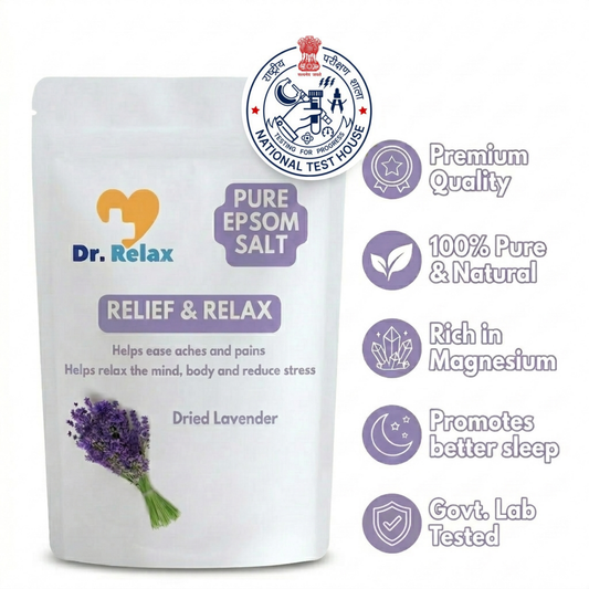 Dr. Relax Epsom Salt - with Dried Lavender