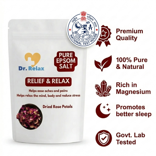 Dr. Relax Epsom Salt with Dried Rose Petals