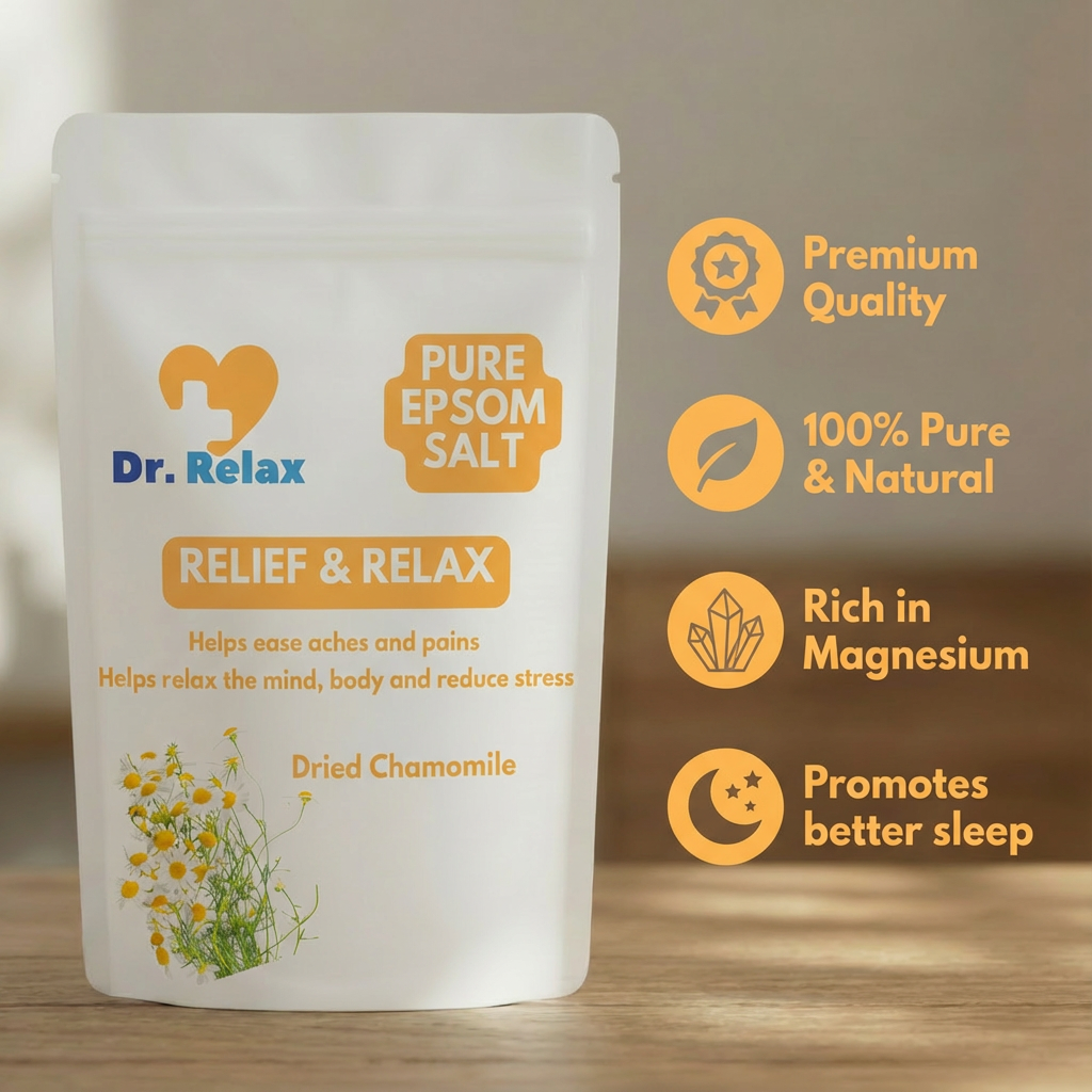 Dr. Relax Epsom Salt - with Dried Chamomile