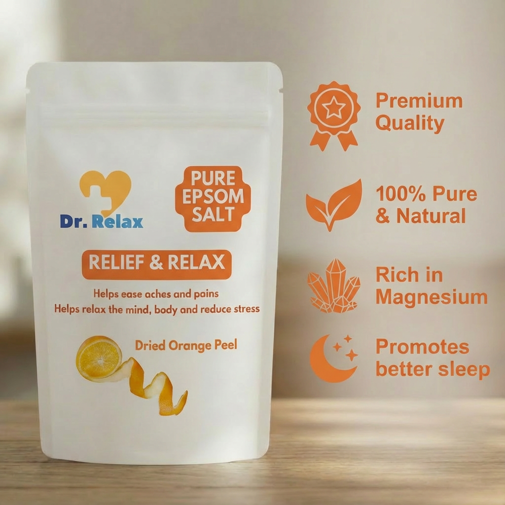 Dr. Relax Epsom Salt with Dried Orange Peel