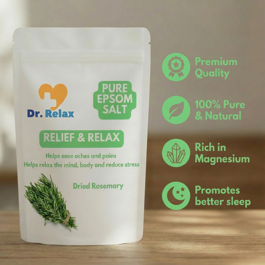 Dr. Relax Epsom Salt - with Dried Rosemary