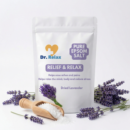 Dr. Relax Epsom Salt - with Dried Lavender
