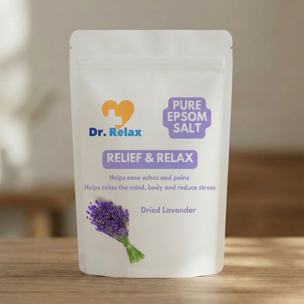 Dr. Relax Epsom Salt - with Dried Lavender
