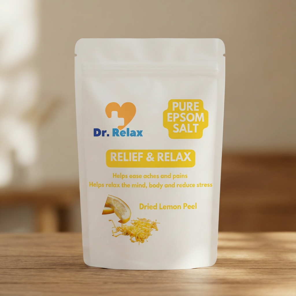 Dr. Relax Epsom Salt with Dried Lemon Peel