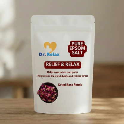 Dr. Relax Epsom Salt with Dried Rose Petals